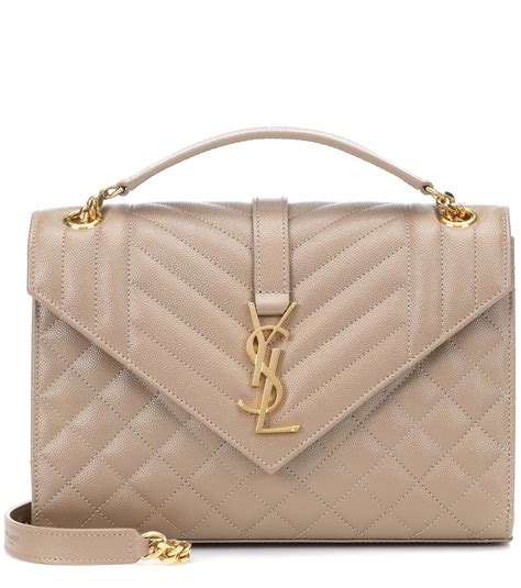 ysl y bag beige|YSL shoulder bag beige.